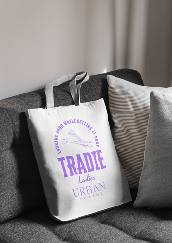 Trendy Tradies Tote Bag