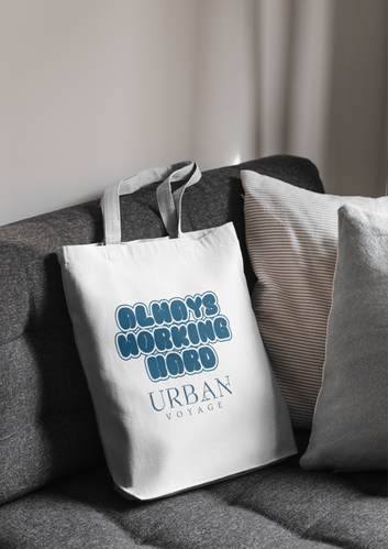 Working Hard Tote Bags