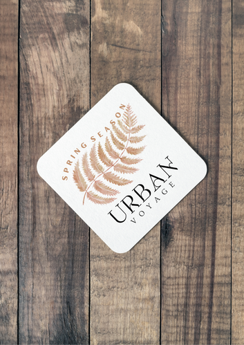 Spring Fern Coaster