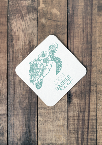 Flower Turtle Coaster
