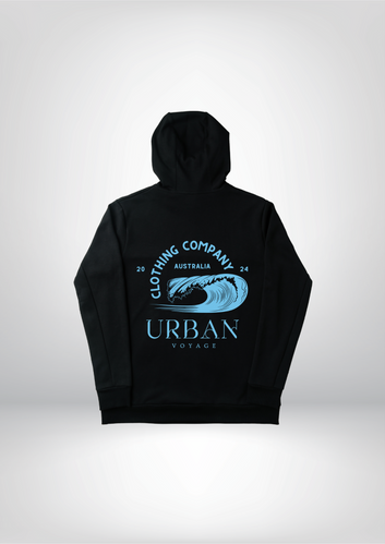 Coloured Baby Blue Hoodie