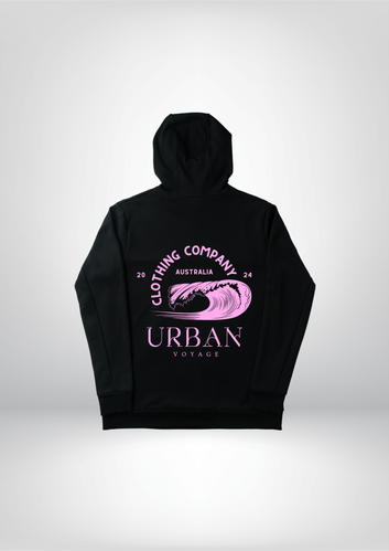 Coloured Baby Pink Hoodie