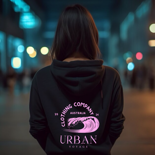 Coloured Baby Pink Hoodie