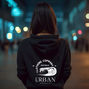 Coloured White Hoodie