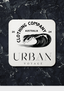 Urban Voyage Coloured Black Coasters