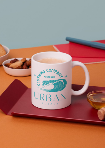 Urban Voyage Coloured Light Blue Mug